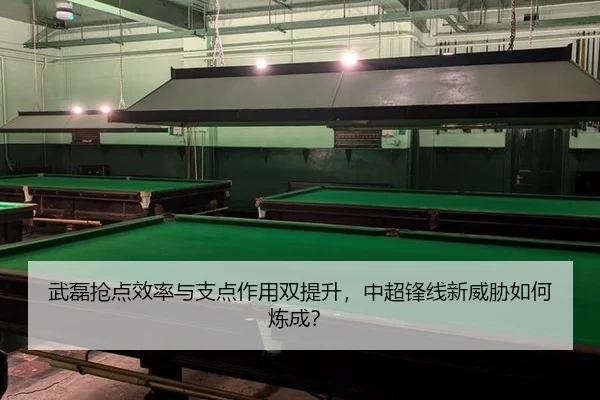 武磊抢点效率与支点作用双提升，中超锋线新威胁如何炼成？